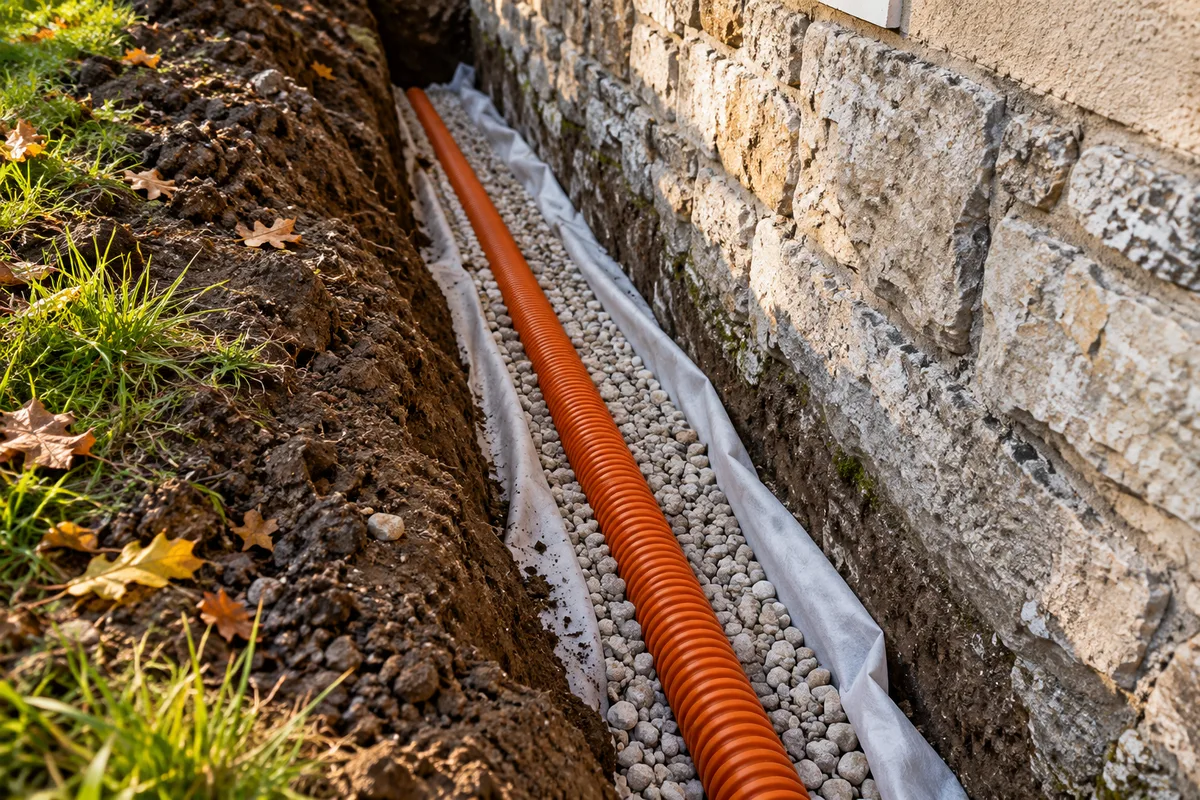 Drainage autour d'une maison : quand et comment le poser
